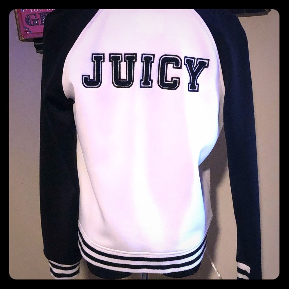💕like new HTF Juicy couture bomber/varsity jacket